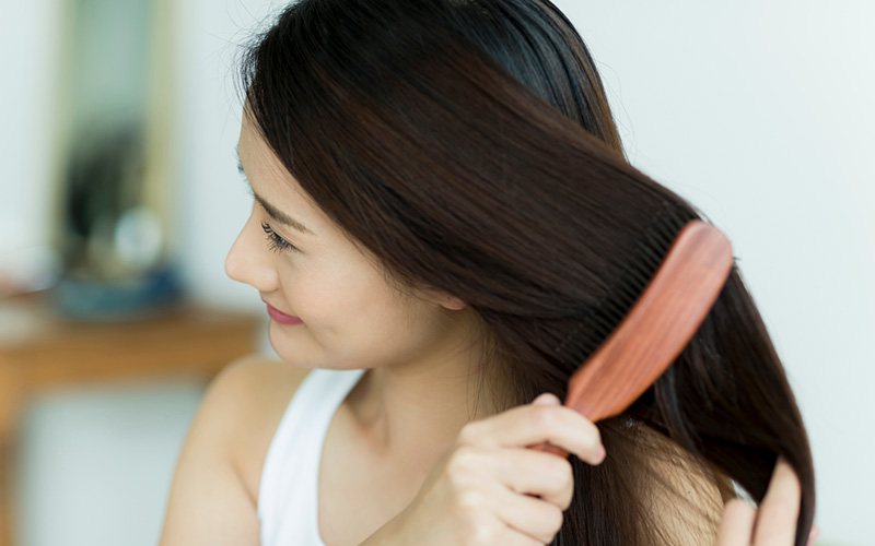 Brushing technique hair treatment singapore