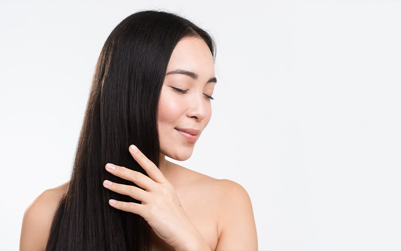 Image of professional make-up and hairstyle 